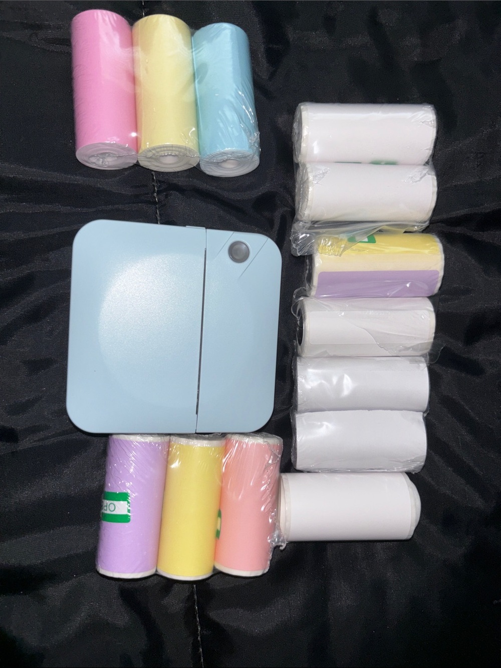 Blue mini printer